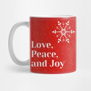 Love Peace Joy Mug